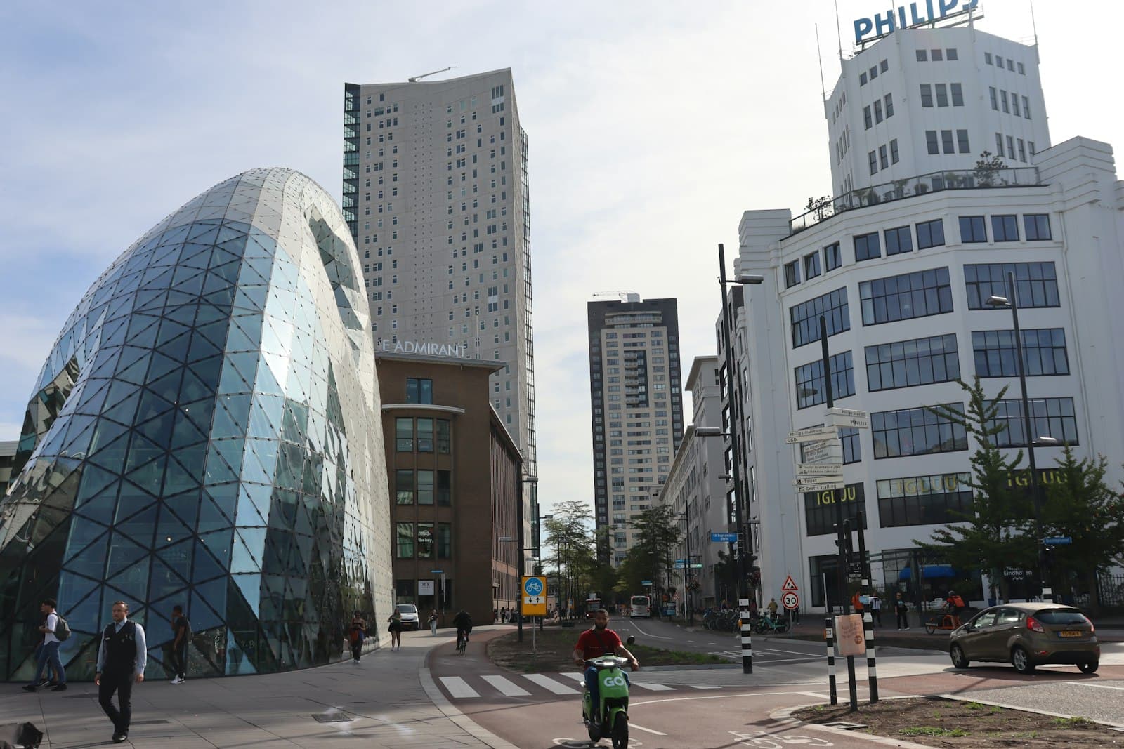 Stadsbeeld van Eindhoven.